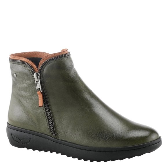 SPRING STEP ZIPIT BOOT OLIVE GREEN - Picture 1 of 6